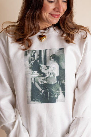 Vintage Girl On The Go Sweatshirt