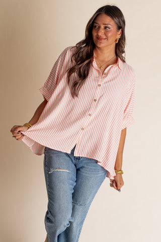 Total Tranquility Button Down Top