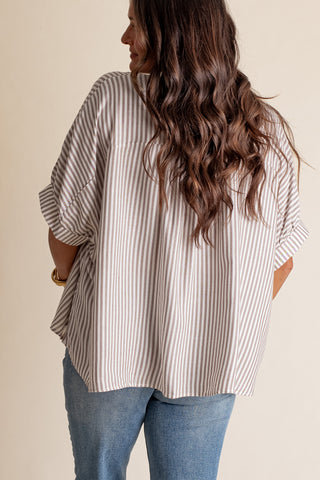 Total Tranquility Button Down Top