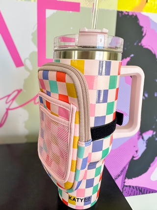 Multi Checkered Tumbler