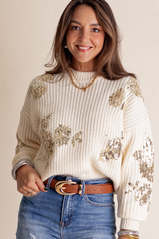 Champagne Garden Sweater