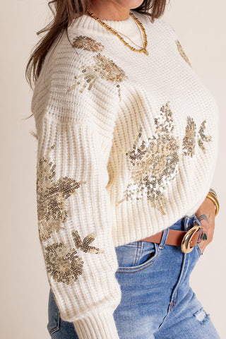 Champagne Garden Sweater