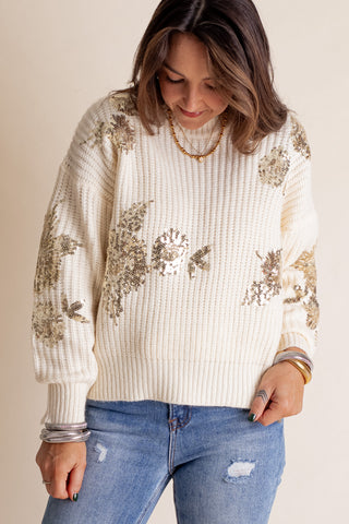 Champagne Garden Sweater