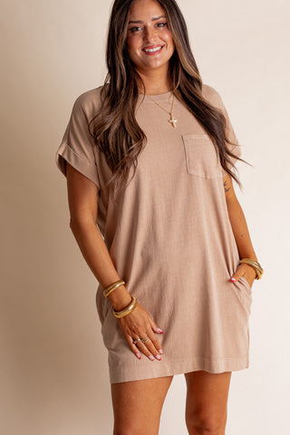 Unwind In Style T-Shirt Dress