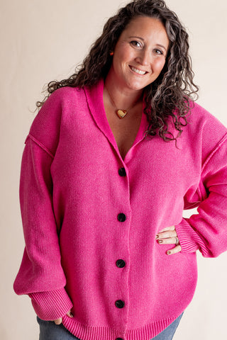 Bundle Me Up Button Front Cardigan - CURVY