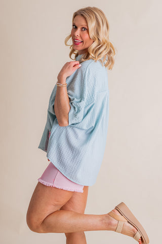 Into The Sunset Button Down Top *Final Sale*