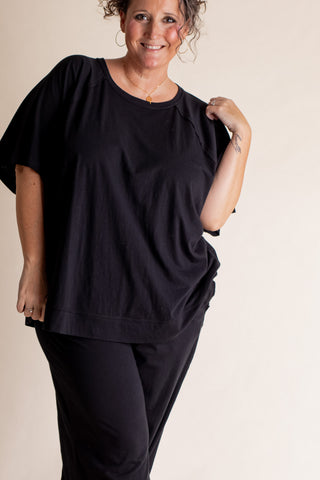 Love Is Everything Oversized Top - CURVY