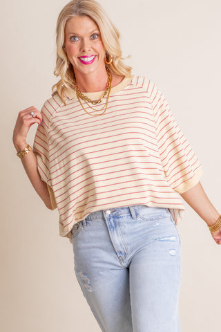 Take It Back Striped Top *Final Sale*