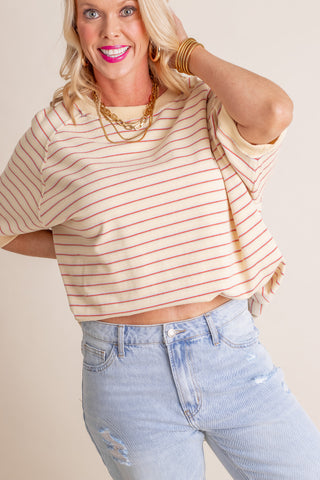 Take It Back Striped Top *Final Sale*