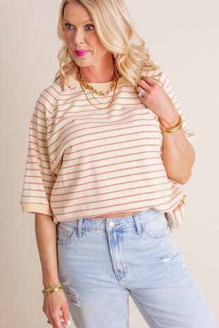 Take It Back Striped Top *Final Sale*