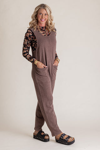 Miles And Miles Scoop Neck Jumpsuit