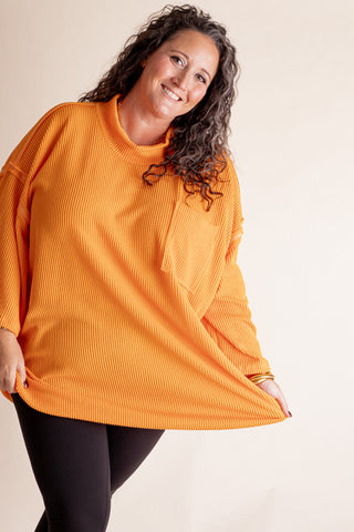 Only Go Forwards Oversized Urban Ribbed Tunic