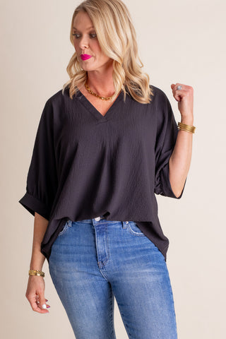 Serene Springs V Neck Top *Final Sale*