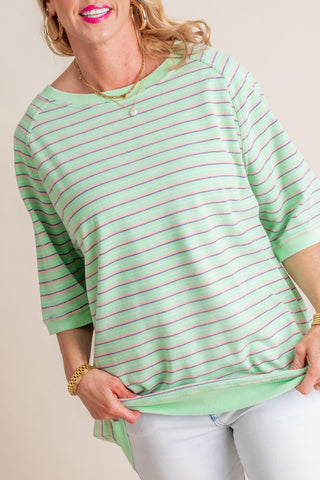 Take It Back Striped Top *Final Sale*