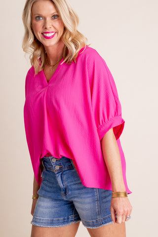 Serene Springs V Neck Top *Final Sale*