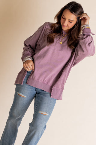 Keep The Rhythm Mineral Wash Pullover