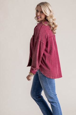 Come Alive Button Down Top *Final Sale*