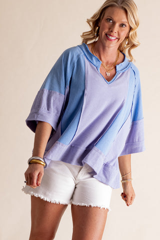 Ready To Run V Neck Top