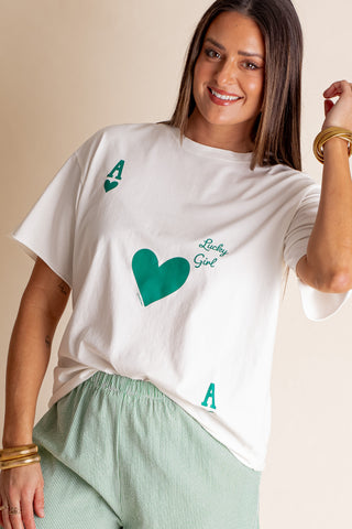 Ace Of Hearts Relaxed Fit Tee