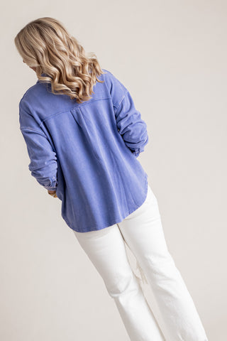 Come Alive Button Down Top