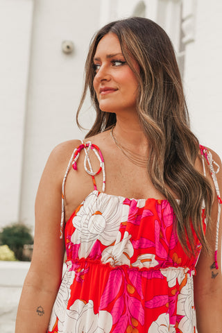 Full Bloom Tiered Maxi Dress