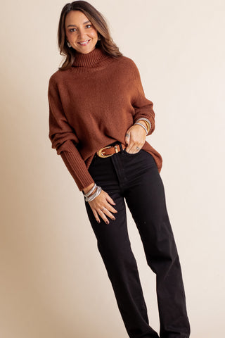 Cozy Connection Turtle Neck Sweater