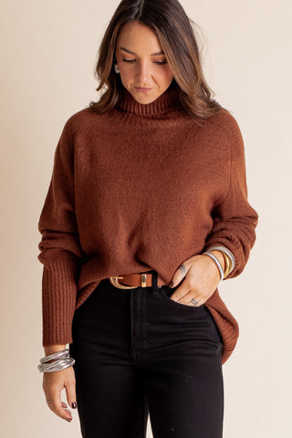 Cozy Connection Turtle Neck Sweater