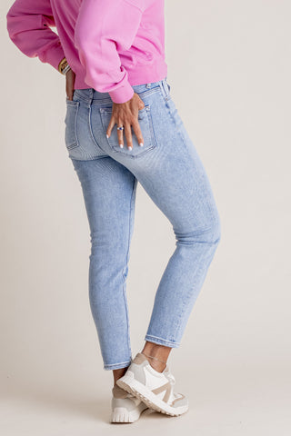 Noah High Rise Cropped Skinnies