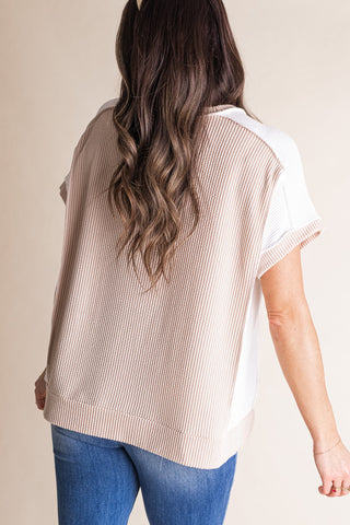 Walk The Line Color Block Top *Final Sale*