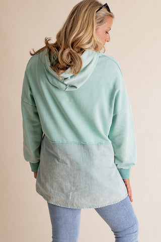 Winter Garden Hooded Top