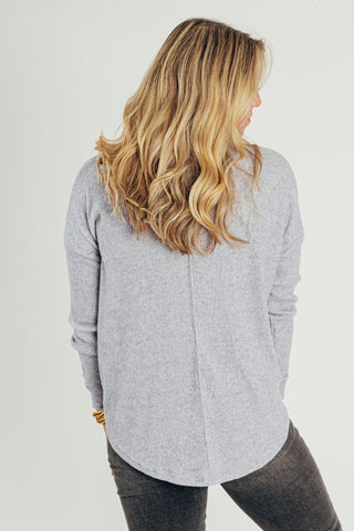 Staying In Button Front Sweater *Final Sale*
