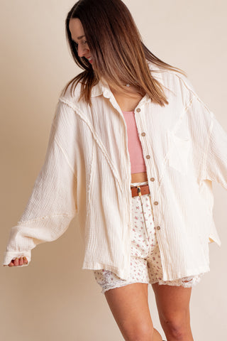 Ember Glow Button Down Top *Final Sale*