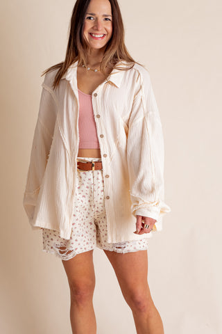 Ember Glow Button Down Top