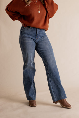 Vera High Rise Tummy Control Straight Leg Jeans