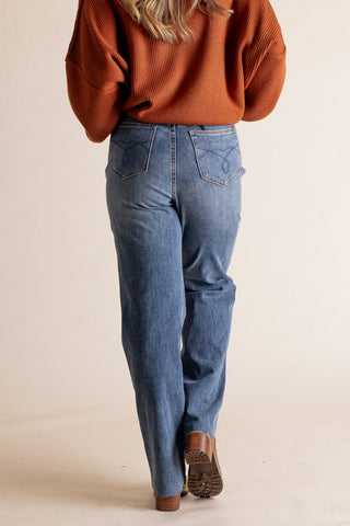 Vera High Rise Tummy Control Straight Leg Jeans