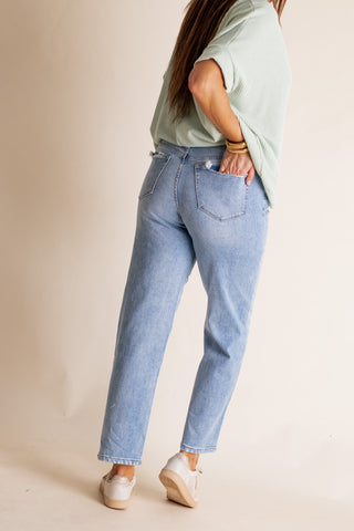 Tabby High Rise Straight Leg Jeans