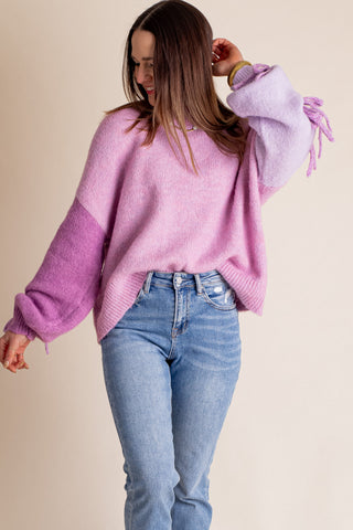 Another Chapter Color Block Sweater