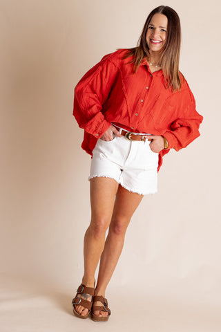 Ember Glow Button Down Top