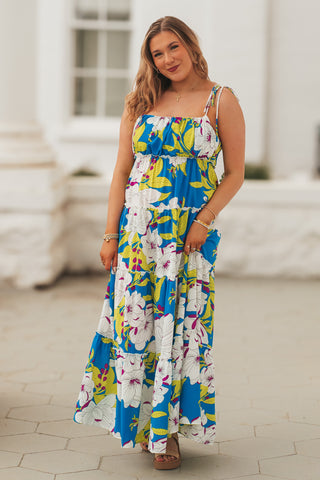 Full Bloom Tiered Maxi Dress