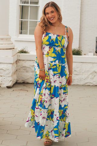 Full Bloom Tiered Maxi Dress