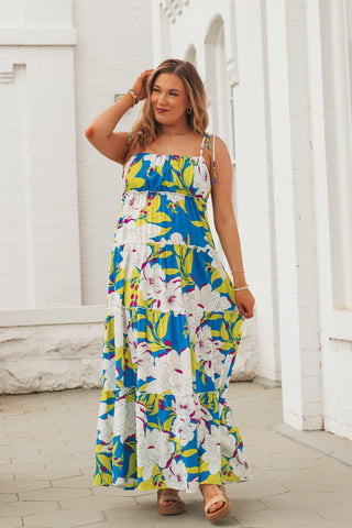 Full Bloom Tiered Maxi Dress