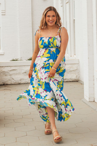 Full Bloom Tiered Maxi Dress