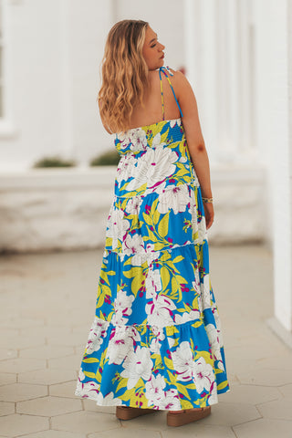 Full Bloom Tiered Maxi Dress