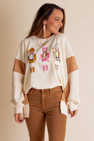 Nutcracker Sequin Sweatshirt