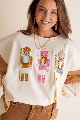 Nutcracker Sequin Sweatshirt