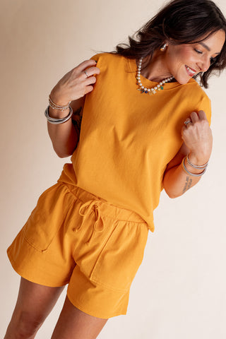 All The Better Dolman Sleeve Top and Shorts Set