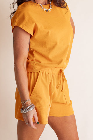 All The Better Dolman Sleeve Top and Shorts Set