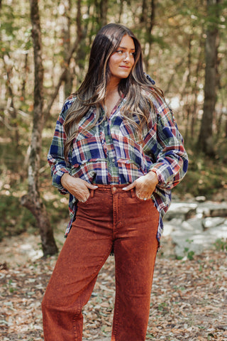 Walk The Line Button Down Flannel