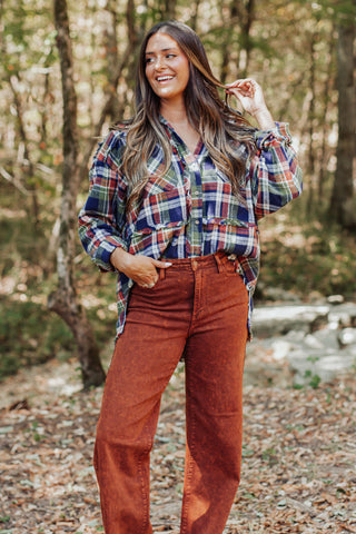 Walk The Line Button Down Flannel