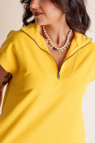 Ready For Sunshine Half Zip Dress